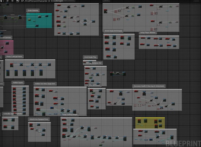 create or fix small blueprint features in unreal engine 5