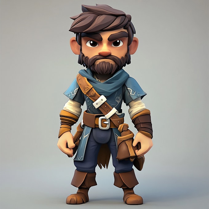 Make a high quality 3d character anime model for printing by Bradford15 ...