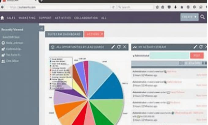 install and configure suitecrm software