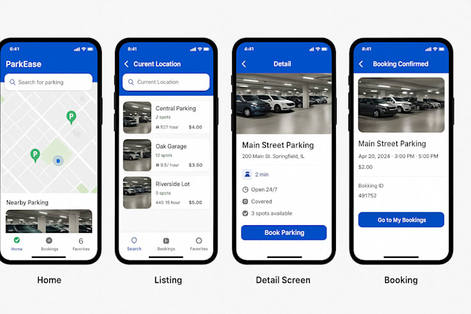 Design a modern mobile app ui ux in figma or adobe xd by Evanjomwenyewe ...