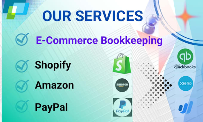 do ecommerce bookkeeping for amazon, shopify, ebay sellers