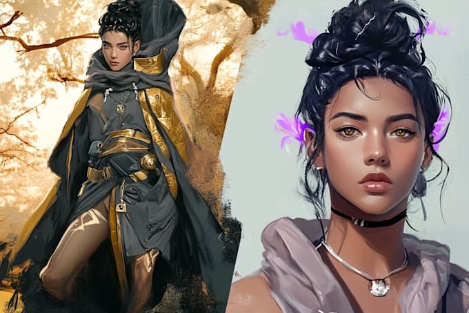 Create concept art, character design and illustration by Liandrilliams ...