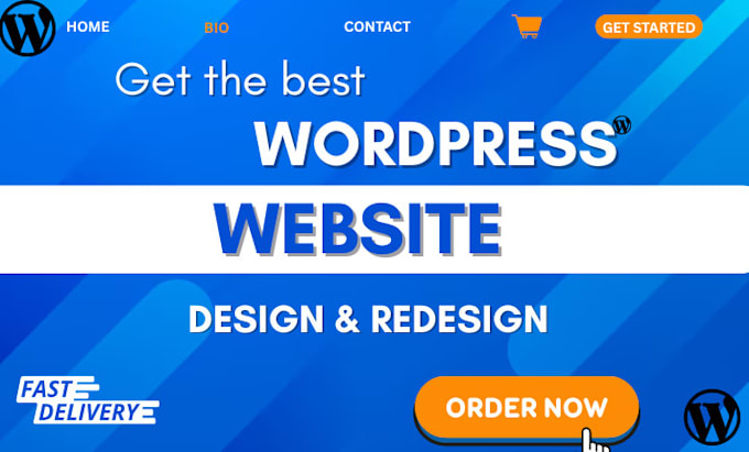 design wordpress website on hostinger, bluehost, godaddy, siteground, ionos