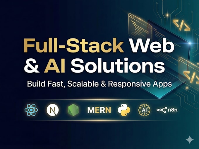 be your professional react nextjs full stack web developer custom app, websites
