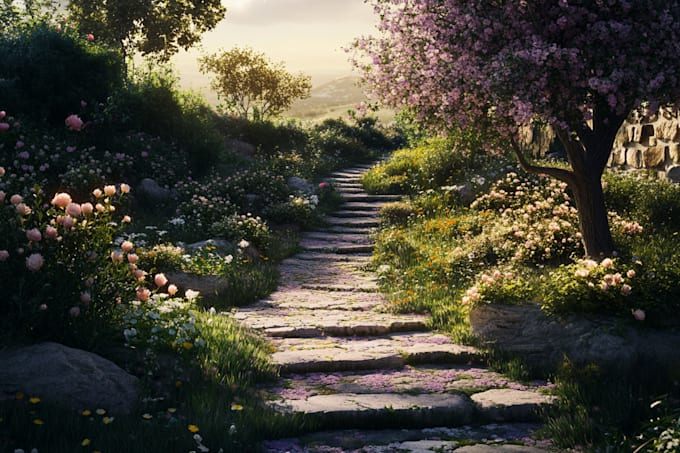 make a exterior and landscape design renders