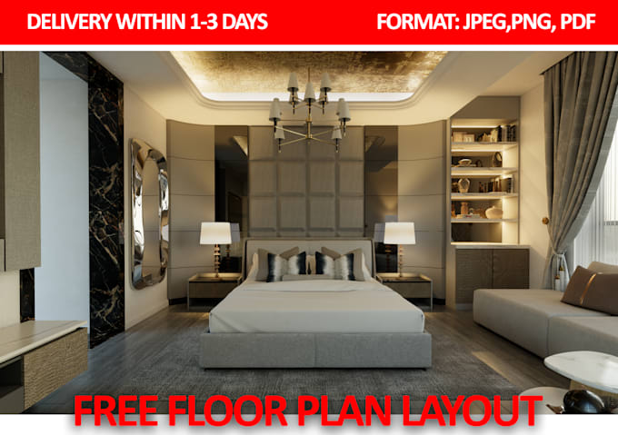 3d modeling and renderings free floor plan layout