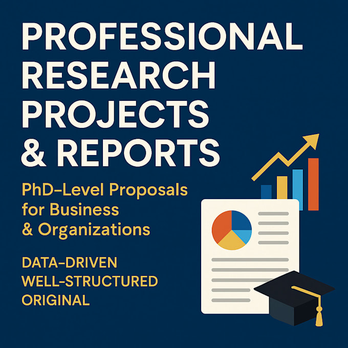 Do research projects, research reports, phd level proposals by Pro ...