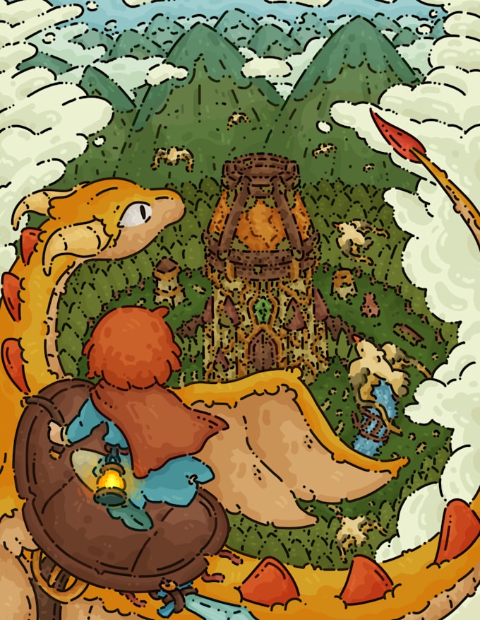 illustrate your stories and dnd campaigns in my artstyle