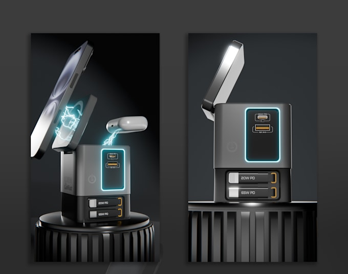 Create a realistic 3d product model with animation and deliver reusable ...