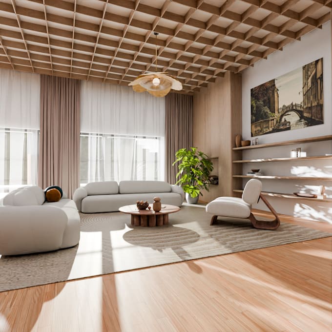 design modern interiors with 3d renders