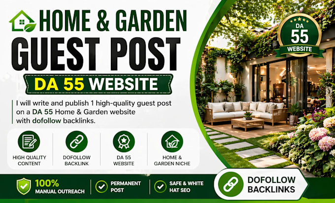 do guest post on da 55 home and garden websites