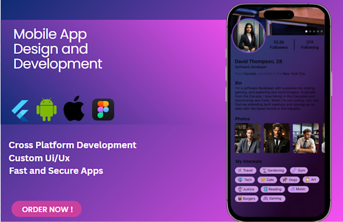 develop responsive flutter mobile apps