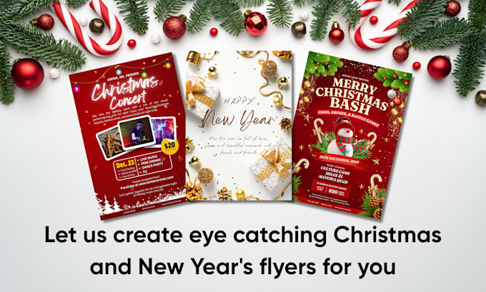 design christmas poster, banner and flyer