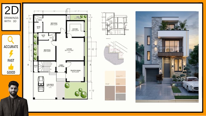 design architectural floor plans and 3d building models