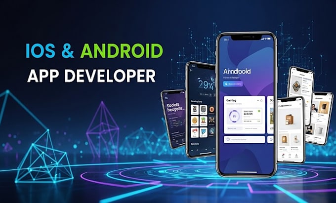 develop mobile app for IOS and android as professional app developer