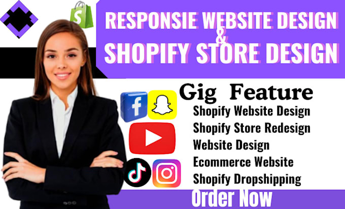 Build a branded shopify website design, shopfy dropshipping store by ...