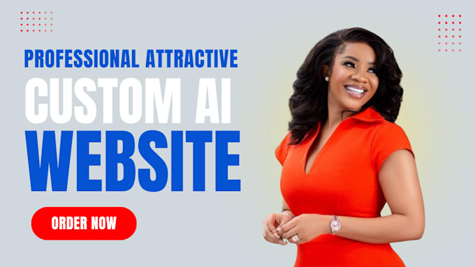 custom ai website development as full stack developer, front end developer