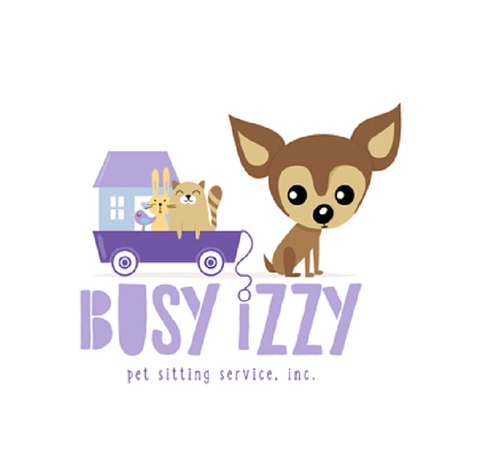 design gorgeous vibrant pet sitting logo