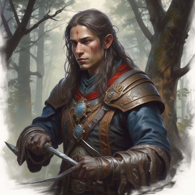 illustrate fantasy art creatures and characters