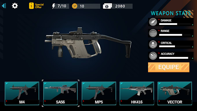 create stunning 2d game UI UX design for mobile and PC games