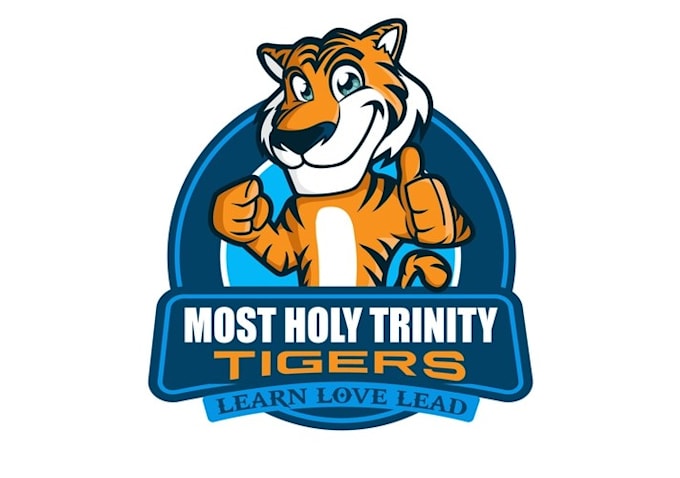 design creative holy trinity tiger logo