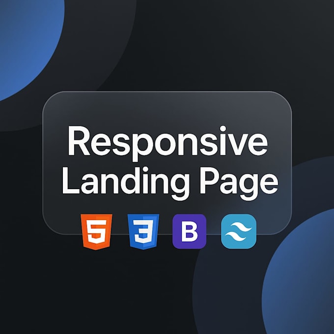 Design a responsive website using bootstrap tailwind css by ...