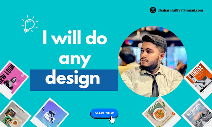 be your skillful graphic designer within 24 hours