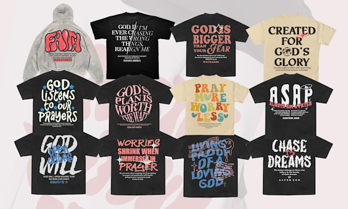 make faith bassed christian designs for clothing brand