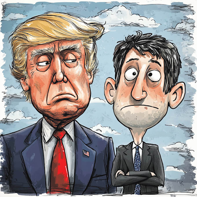 Create your political cartoon by Tilishamcclain | Fiverr