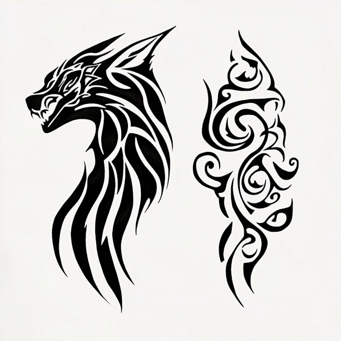 draw for you a custom tribal tattoo design