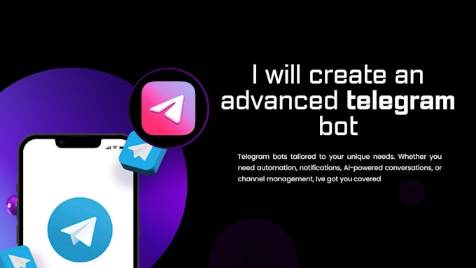 build an advanced telegram bot with custom features