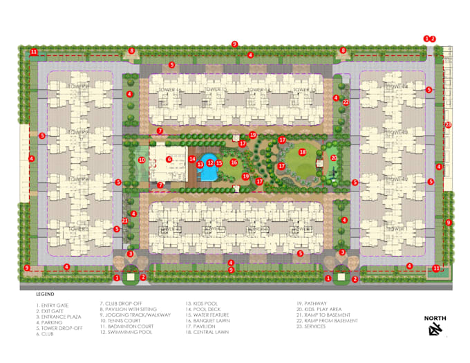 develop an architecture schematic design package