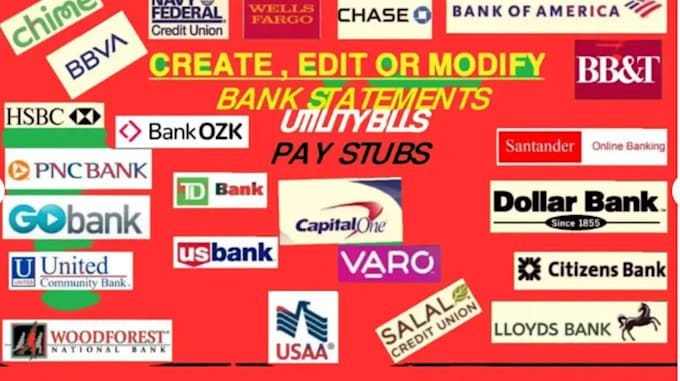reconcile bank statement PDF to editable format