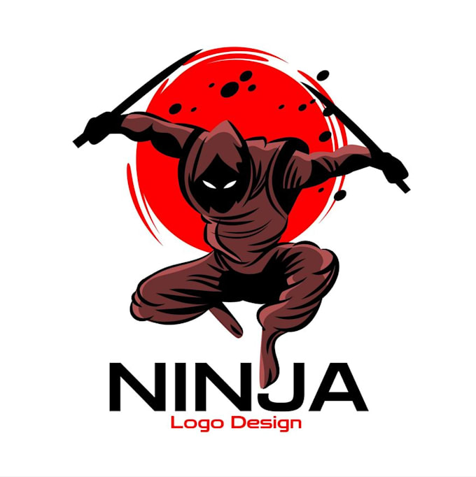 create a high quality samurai logo design
