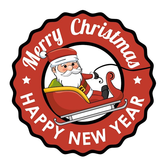 design creative santa logo