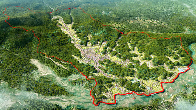 Design 2d site plan, 3d landscape rendering, farm, backyard, rv, resort ...