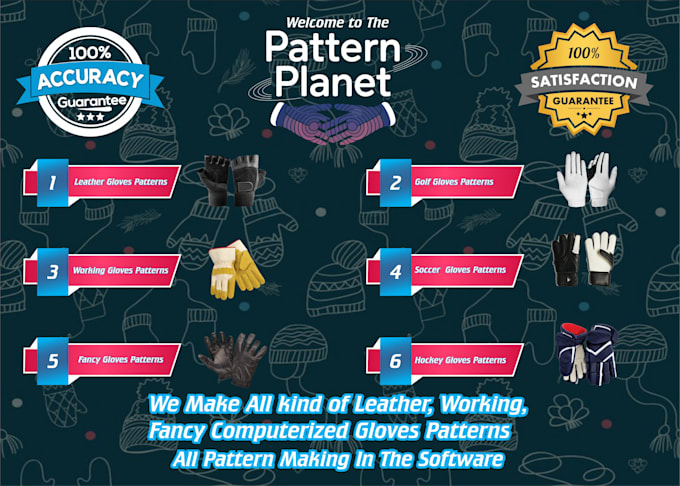 make digital gloves patterns