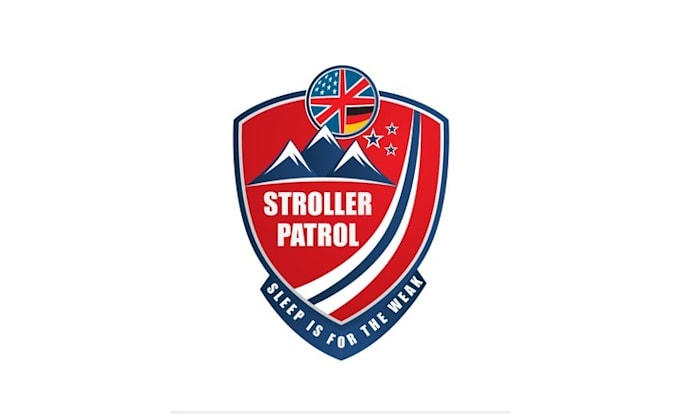 design attract inventive stroller patrol logo