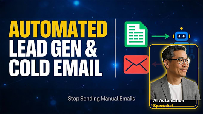 build an automated lead generation and cold email workflow