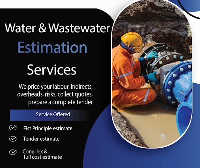 do water and wastewater utility cost estimate