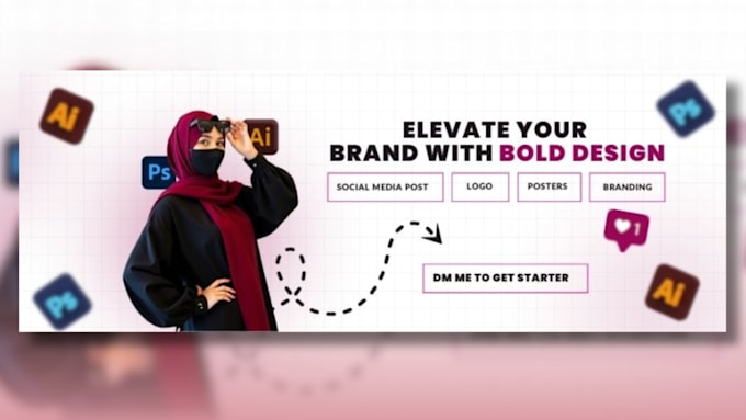 design engaging social media banners and web ads