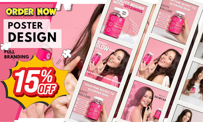 design engaging social media banners and web ads