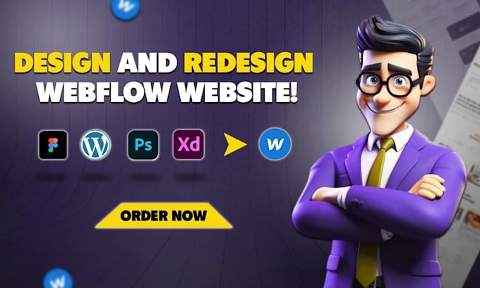 design and redesign webflow website, figma to webflow
