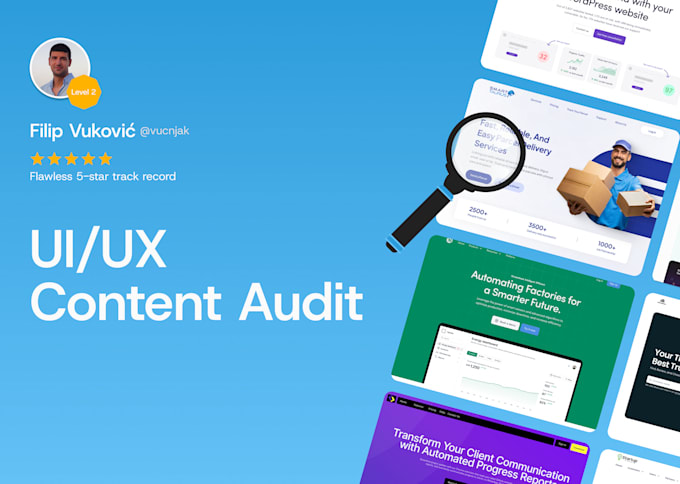 perform UI UX audit to reduce high bounce rates
