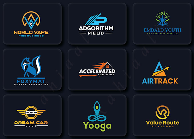 make minimalist modern luxury business logo design