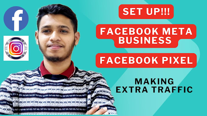 set up facebook meta business manager, meta pixel, with shopify marketing