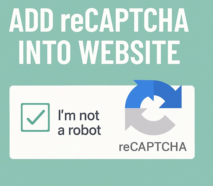 add recaptcha v2, v3, and captcha to secure your website