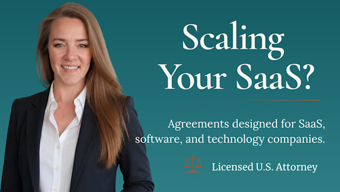 draft a saas or tech contract as a business attorney