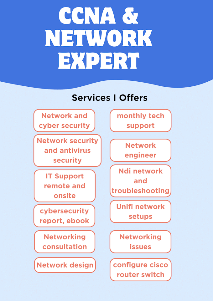 be network engineer, network support, and troubleshoot issue