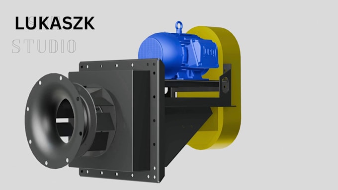 design 3d industrial animation, mechanical, technical visualization, 3d model
